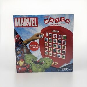 Marvel Match Board Game Top Trumps NEW Sealed Crazy Cube Game 2 Player Ages 4+